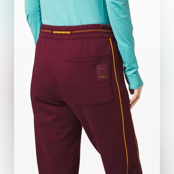 Lululemon x Roksanda Face Forward Jogger Garnet/ Rustic Coral/ Fools Gold NWT L0 - Picture 5 of 10